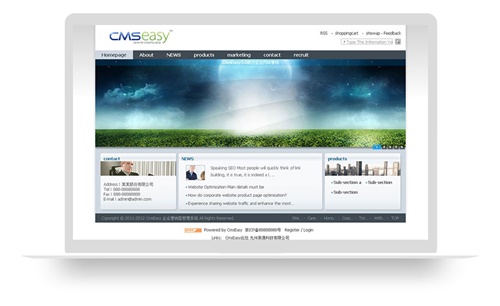 免费英文站模板